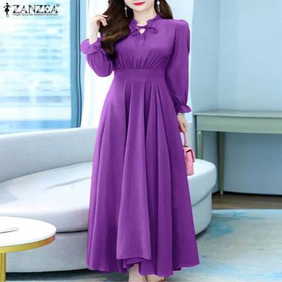 فستان ماكسي برباط للنساء من ZANZEA